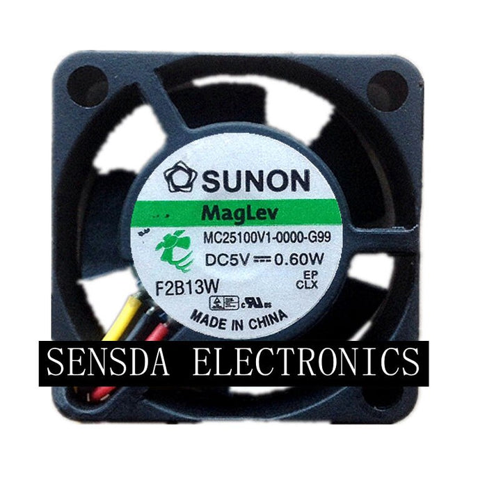 SUNON MC25100V1-0000-G99 25x25x10mm 5V DC Axial Cooling Fan
