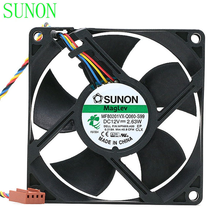 SUNON MF80201VX-Q060-S99 80x80x20mm 80201V DC 0.219A Axial Cooling Fan