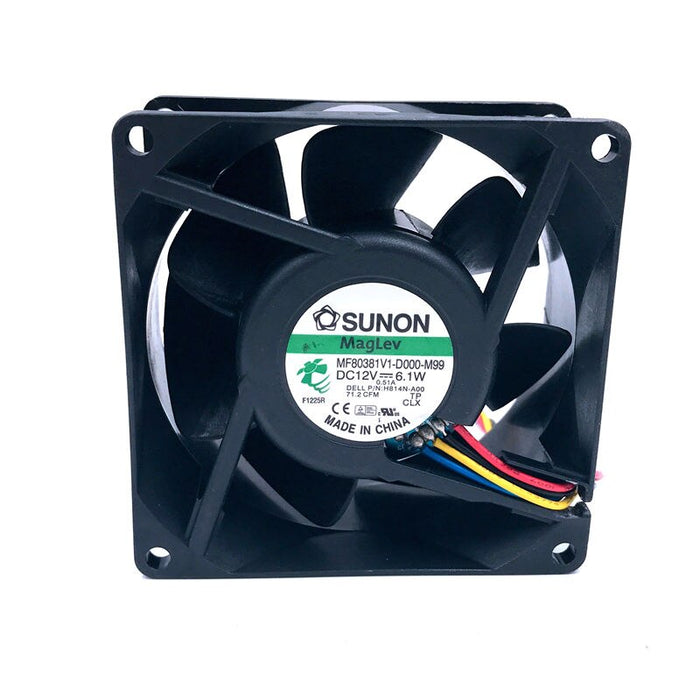 SUNON MF80381V1-D000-M99 80x80x38mm 12V DC Axial Cooling Fan