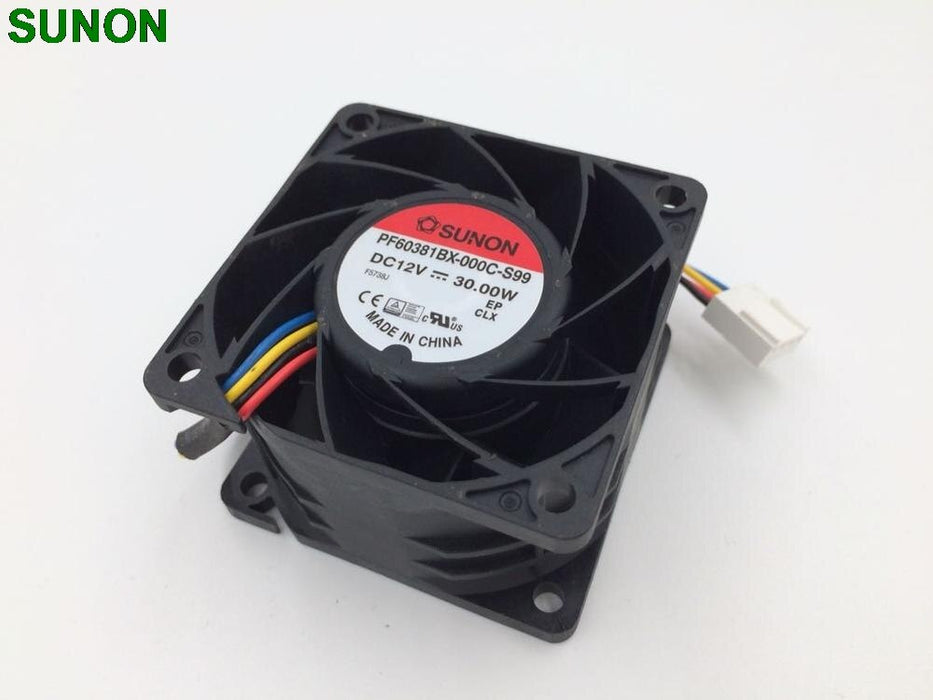 SUNON PF60381BX-000C-S99 60x60x38mm 12V DC Axial Cooling Fan