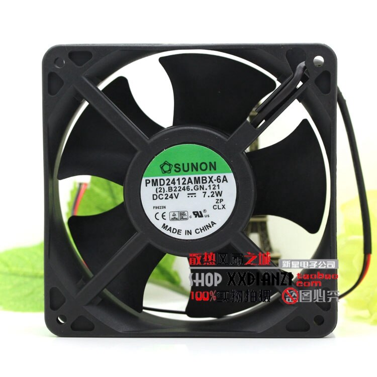 SUNON PMD2412AMBX-6A 120x120x38mm 24V DC Axial Cooling Fan