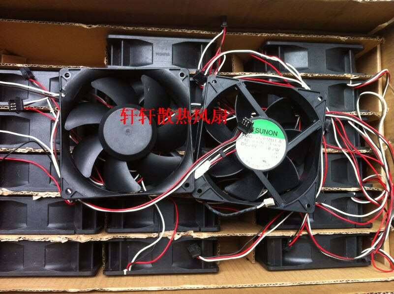 SUNON PMD2412PMB1-A 24x24x12mm 24V DC Axial Cooling Fan