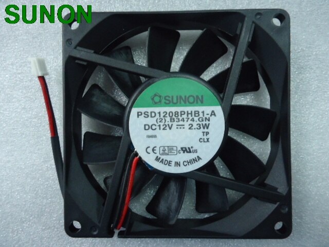 SUNON PSD1208PHB1-A 80x80x15mm 12V DC Axial Cooling Fan