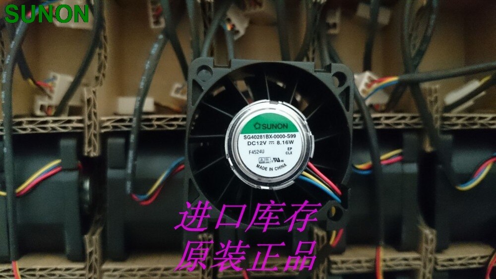 SUNON SG40281BX-0000-S99 40x40x28mm 12V DC Axial Cooling Fan