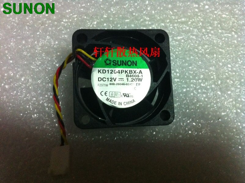 SUNON kd1204pkbx-a 40x40x20mm 12V DC Axial Cooling Fan