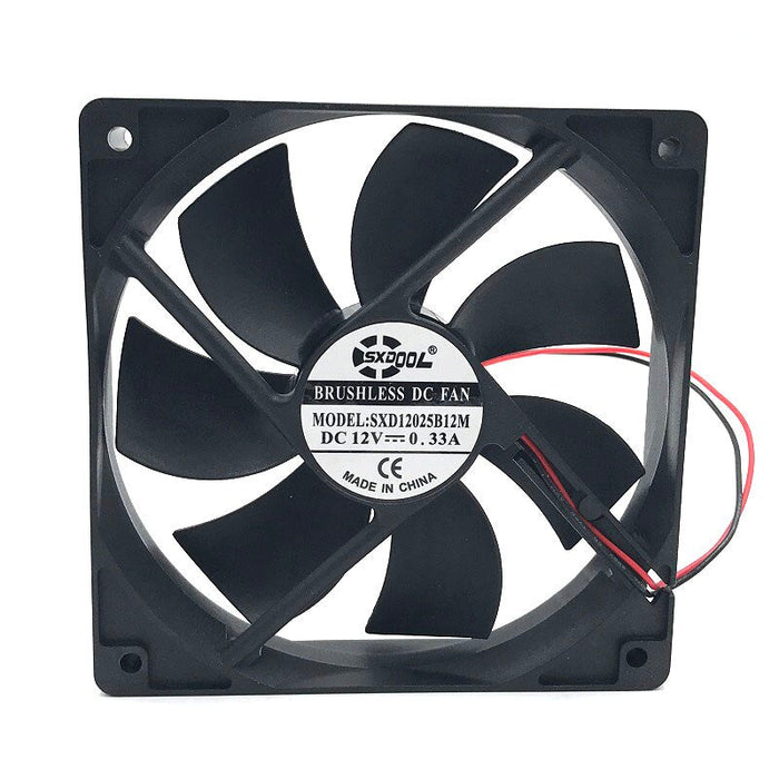 SXDOOL SXD12025B12M 12V DC 120x120x25mm Brushless Cooling Fan