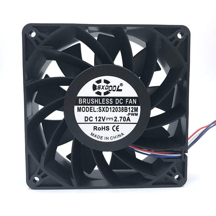 SXDOOL SXD12038B12M 12V DC 120x120x38mm Brushless Cooling Fan