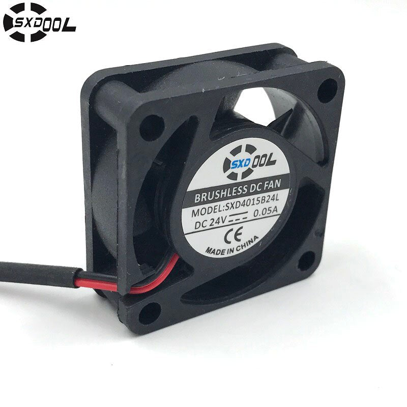 SXDOOL SXD4015B24L 24V DC 40x40x15mm Brushless Cooling Fan