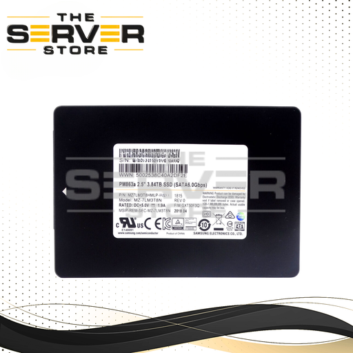 Samsung 3.84TB SATA 6G RI SFF 2.5" SSD PM863a MZ-7LM3T8N MZ7LM3T8HMLP