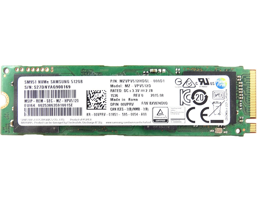 Samsung 512GB M.2 SSD MZ-MPD512D MZMPD512HAGL-000D1 SM841 (0VPRV)