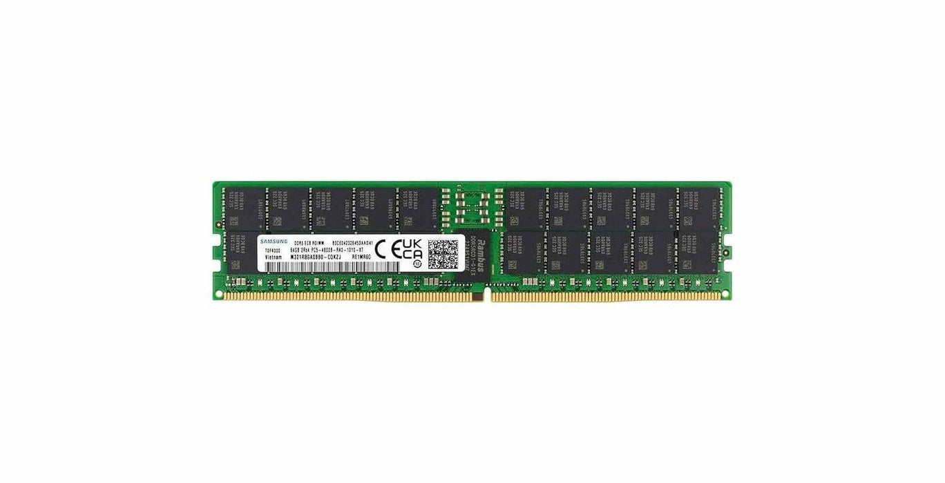 Samsung 64GB 2RX4 DDR5 4800Mbps PC5-38400 Memory  - M321R8GA0BB0-CQKUE