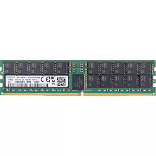 Samsung 64GB 6400MHz DDR5 PC5-51200 ECC Registered 288-Pin DIMM 1.1V Dual Rank x4 Memory Module - M321R8GA0EB2-CCPEF