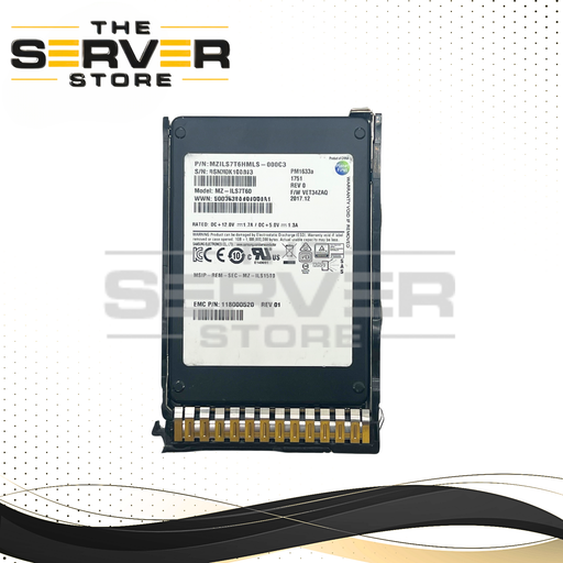 Samsung 7.68TB SAS 12G RI 2.5" 15mm SSD PM1633a MZ-ILS7T60 Series for HPE ProLiant Server Gen 8 Gen 9 Gen 10 (with SC Tray)