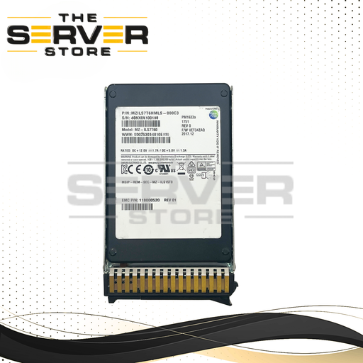 Samsung 7.68TB SAS 12G RI 2.5" 15mm SSD PM1633a MZ-ILS7T60 Series for Lenovo ThinkSystem Server (with Lenovo Tray)