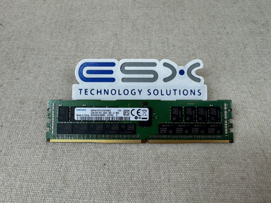 Samsung M393A4K40BB2-CTD 32GB 2Rx4 PC4-2666V DDR4 ECC Server Memory DIMM