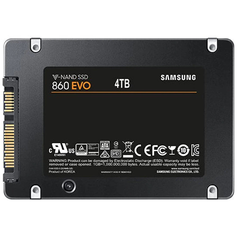 Samsung MZ-76E4T0BW 860 EVO 4TB SATA 6Gbps 2.5inch Ssd | USED