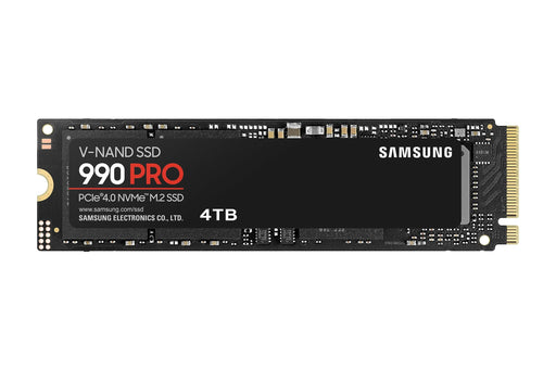 Samsung MZ-V9P4T0BW 990 PRO 4TB PCIe Gen 4.0 NVMe 2.0 M.2 2280 SSD