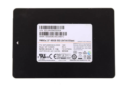 Samsung MZ7LM480HMHQ-00005 PM863a 480GB SATA 6Gbps 2.5inch SSD | USED