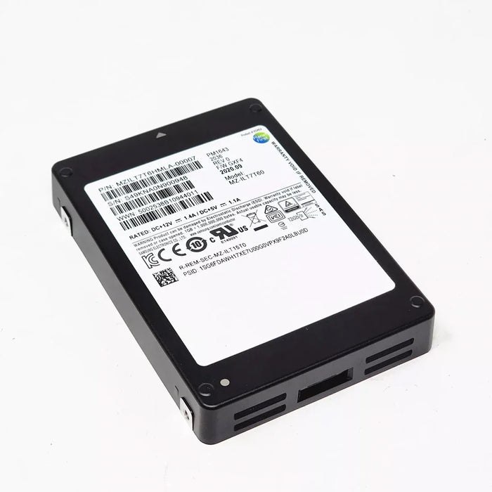Samsung MZILT7T6HMLA-00007 PM1643 7.68Tb SAS 12Gbps 2.5Inch SSD | USED