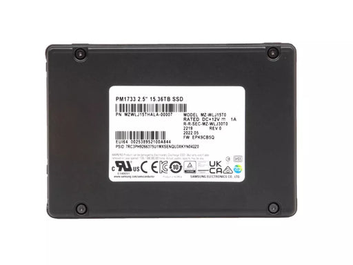 Samsung PM1733 MZWLJ15THALA SSD 15.36 TB PCIe 4.0 x4 (NVMe) | USED