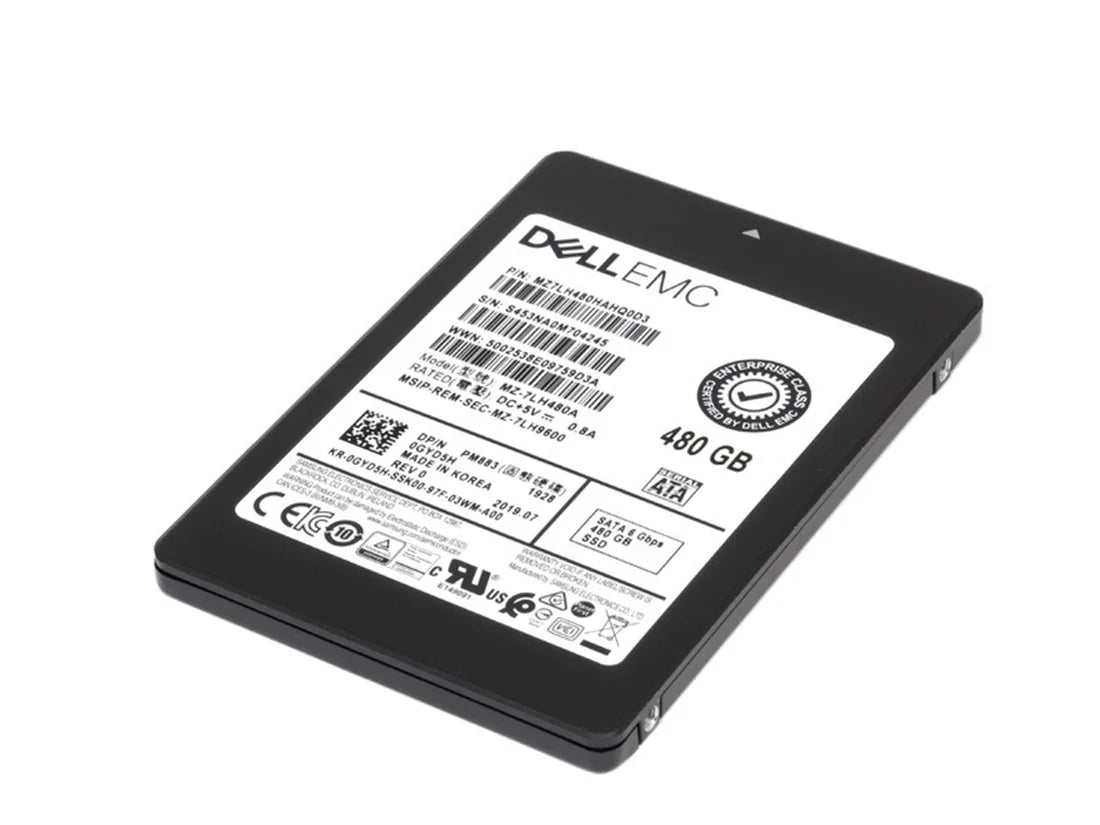 Samsung PM883 MZ-7LH480A Read Intensive SSD 480 GB SATA 6Gb/s DELL OEM | USED