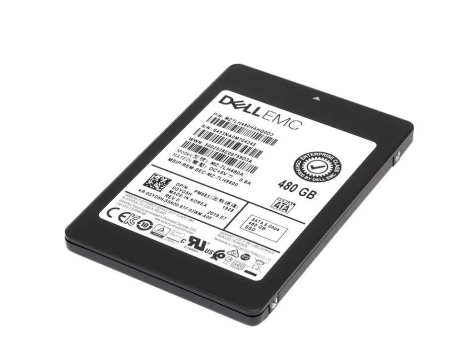 Samsung PM883 MZ-7LH480A Read Intensive SSD 480 GB SATA 6Gb/s DELL OEM | USED