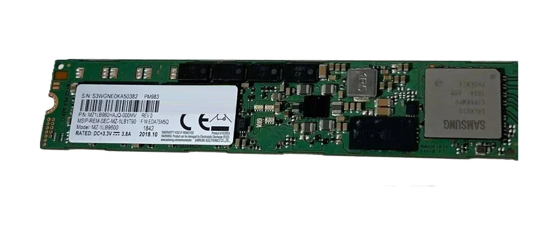 Samsung PM983 MZ1LB960HAJQ-000MV SSD 960 GB PCI Express 3.0 x4 (NVMe) Brand New | USED