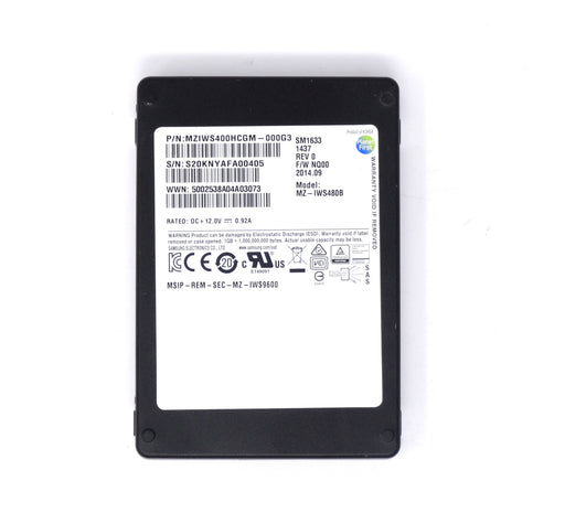 Samsung SM1633 Series 400GB SAS 2.5" Solid State Drive (MSIP-REM-SEC-MZ-IWS9600)