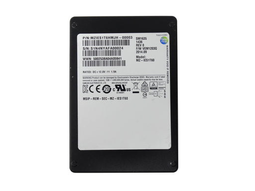 Samsung SM1635 Enterprise 1.6TB SAS 12Gbps 2.5 SSD (MZ-IES1T60)