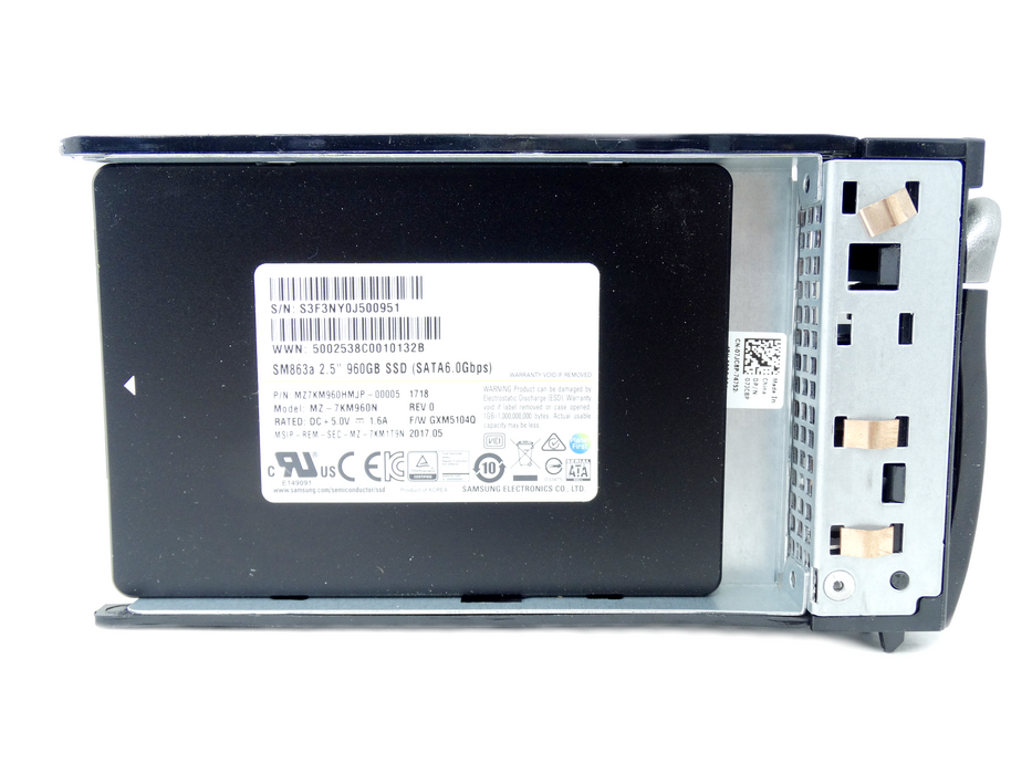 Samsung SM863a Enterprise 960GB 6GB/s SATA 2.5'' SSD Solid State Drive (MZ7KM960HMJP-00005)