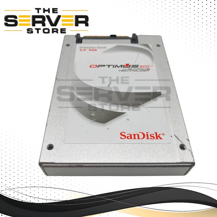 SanDisk Optimus ECO Series 1.6TB 6Gbps SAS 2.5-inch eMLC Enterprise SSD. P/N: SDLLOC6R-016T-5CA1.