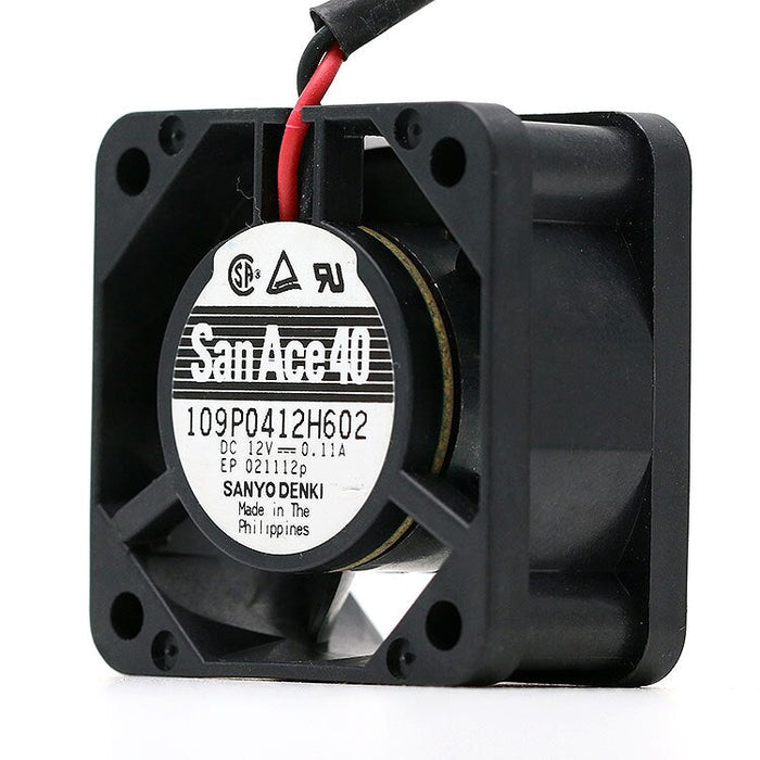 Sanyo Denki 109P0412H602 40x40x20mm 12V DC 0.11A Axial Cooling Fan