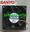 Sanyo Denki 109R0812S4D01 80x80x25mm 12V DC 0.24A Axial Cooling Fan