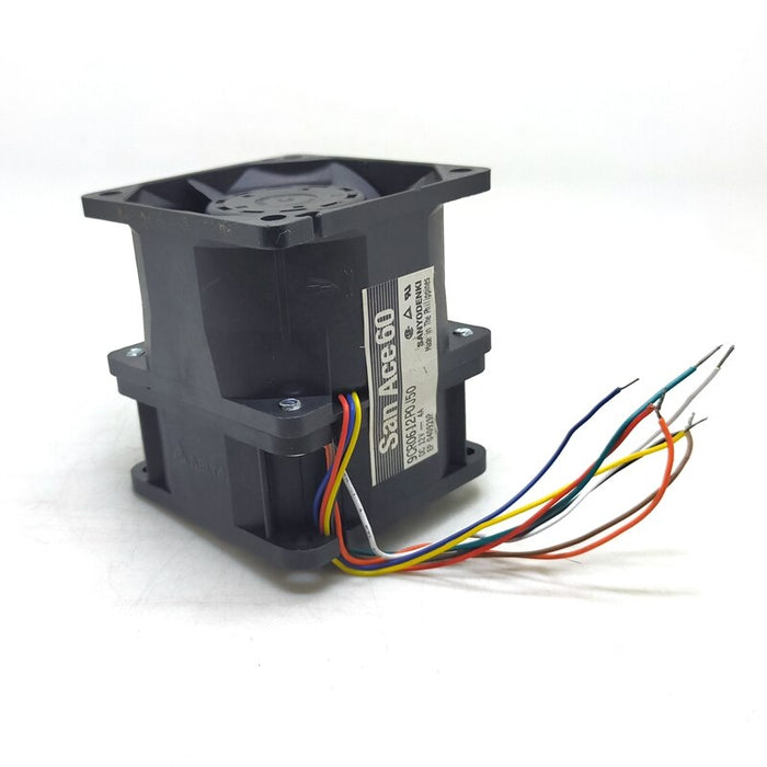 Sanyo Denki 9CR0612P0J50 60x60x76mm 12V DC 4A Axial Cooling Fan