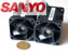 Sanyo Denki 9CRA0412G5038 40x40x56mm 12V DC 1A Axial Cooling Fan