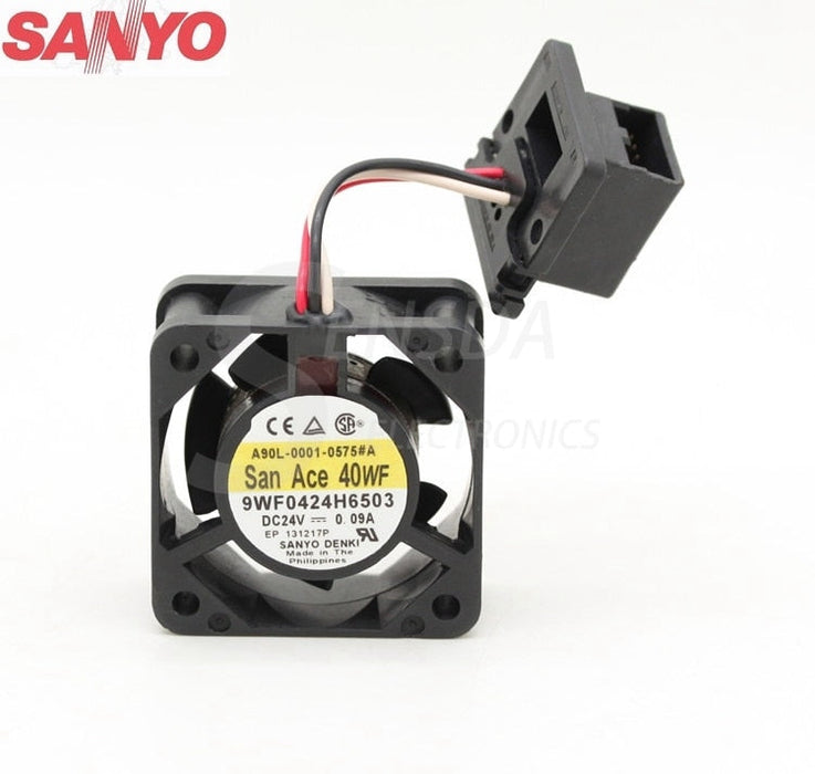 Sanyo Denki 9WF0424H6503 40x40x20mm 24V DC 0.09A Axial Cooling Fan