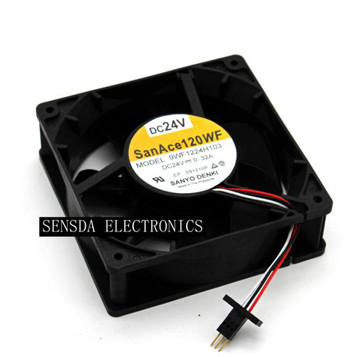 Sanyo Denki 9WF1224H103 120x120x38mm 24V DC 0.32A Axial Cooling Fan