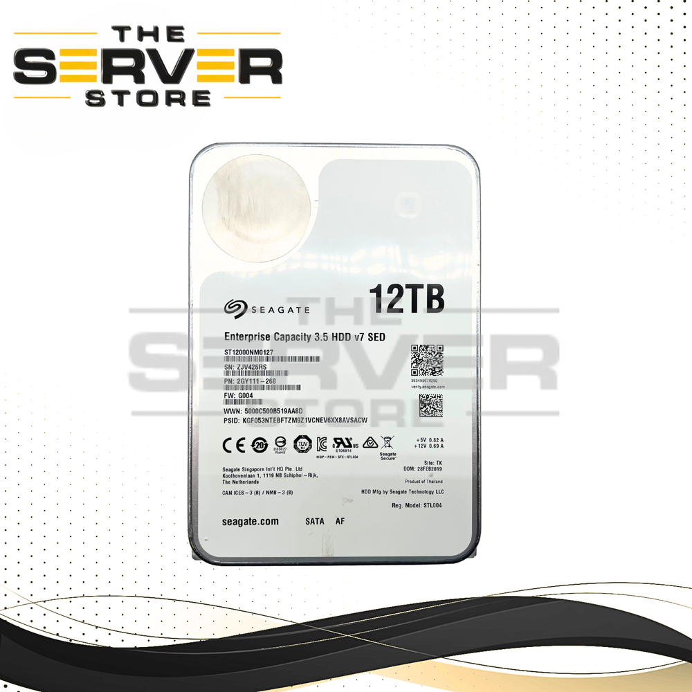 Seagate 12TB SATA 6G 7.2K RPM SED 3.5" HDD Enterprise Capacity v7 ST12000NM0127