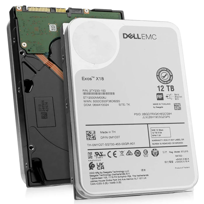 Seagate 2TY233-150 Exos X18 12TB sas-12gbps 3.5inch Hard drive | USED