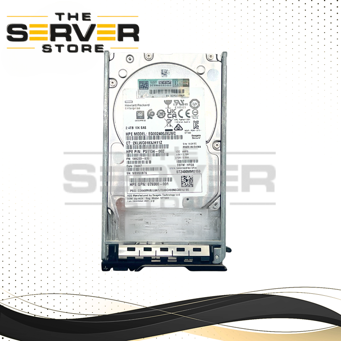Seagate 2.4TB SAS 12G 10K 2.5" HDD Exos 10E2400 Series for Dell PowerEdge Gen 14th 13th 12th 11th ST2400MM0159