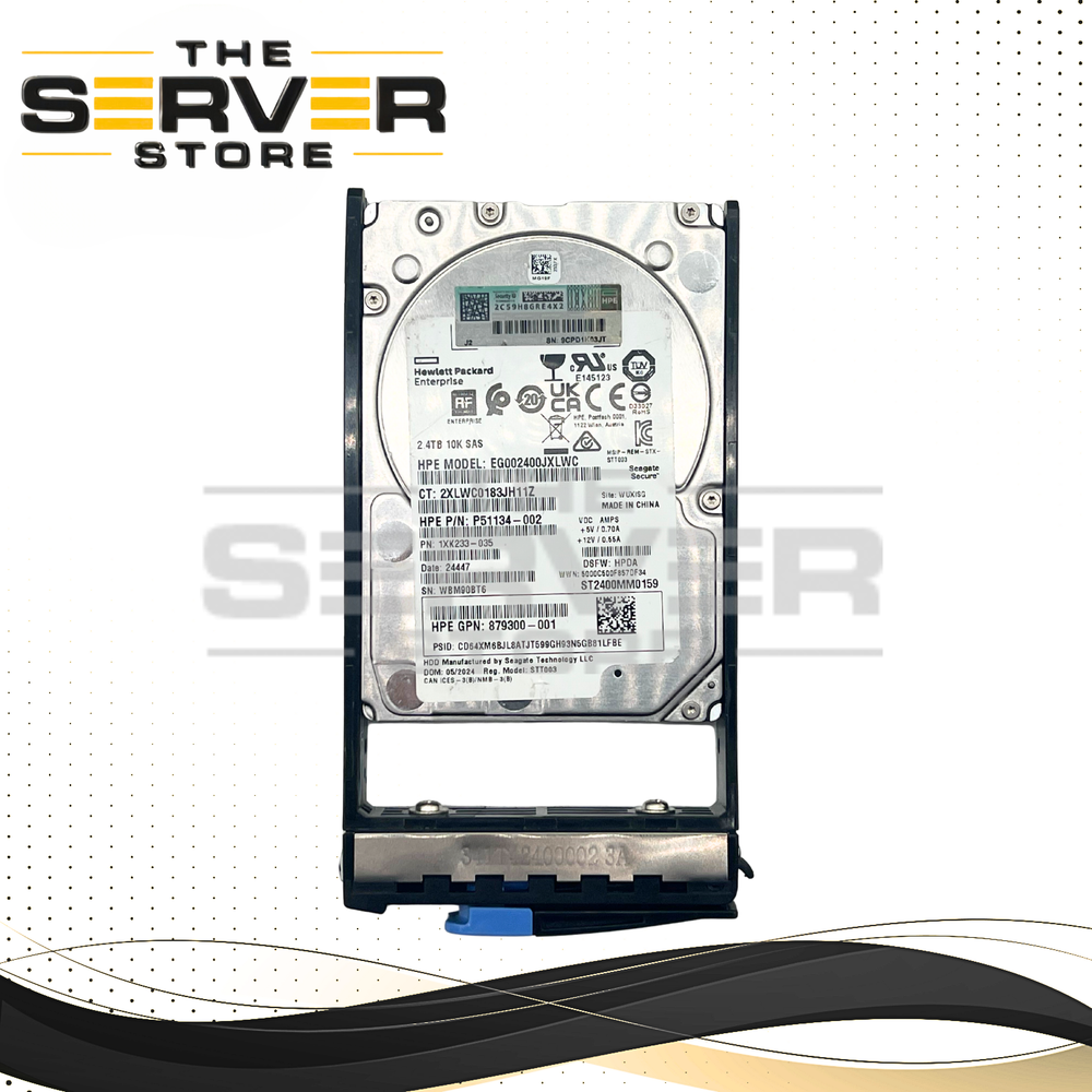 Seagate 2.4TB SAS 12G 10K 2.5" HDD Exos 10E2400 Tyan Server TN200 ST2400MM0159
