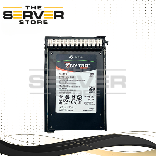 Seagate 3.84TB SATA 6G RI (with SFF SC Tray) 2.5" SED SSD Nytro 1351 Series XA3840LE10063 for HPE ProLiant Server