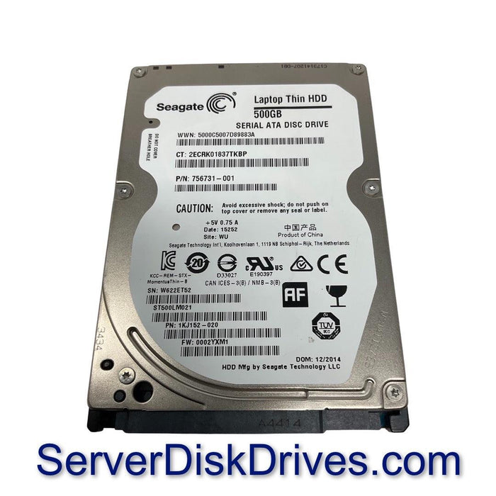 ST500LM021 — Seagate 500GB Laptop Thin 7200 RPM 32MB SATA 6.0Gb/s