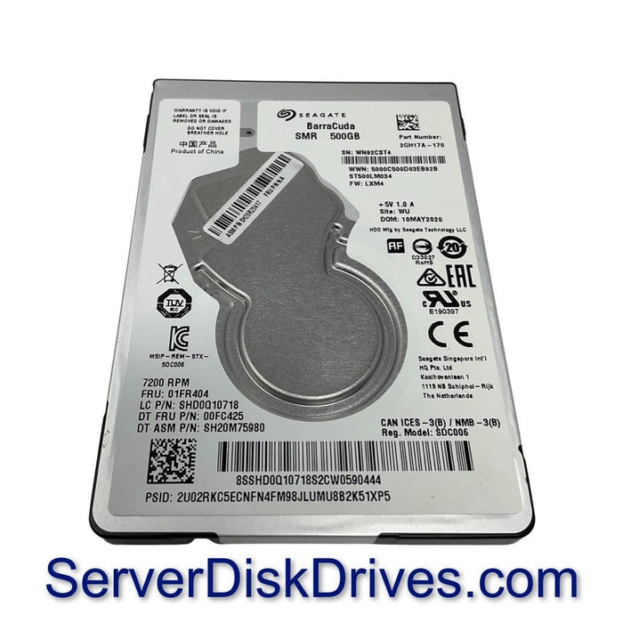 ST500LM034 — Seagate BarraCuda 500GB 7200RPM 128MB Cache SATA 2.5