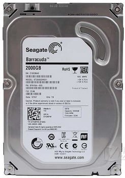 Seagate Barracuda ST2000DM001 2TB 7200RPM SATA 6Gb/S 3.5inch HDD | USED