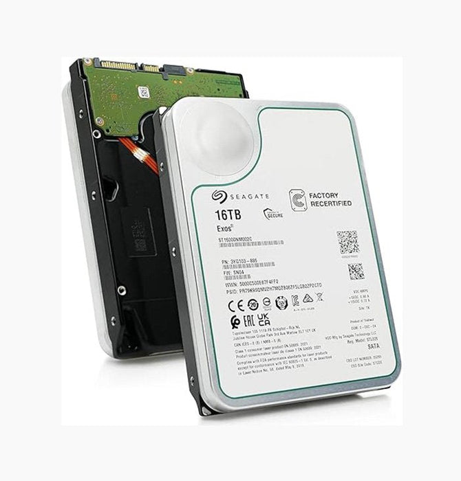 Seagate Exos 16TB SATA 6Gb/s 7200RPM 512MB Cache (512e) 3.5-inch Internal Hard Drive - ST16000NM002C