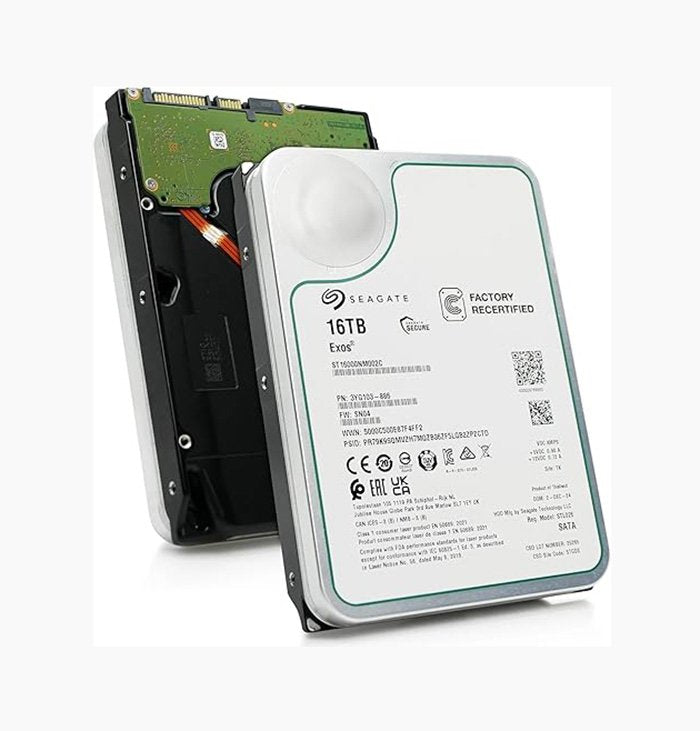 Seagate Exos 16TB SATA 6Gb/s 7200RPM 512MB Cache (512e) 3.5-inch Internal Hard Drive - ST16000NM002C