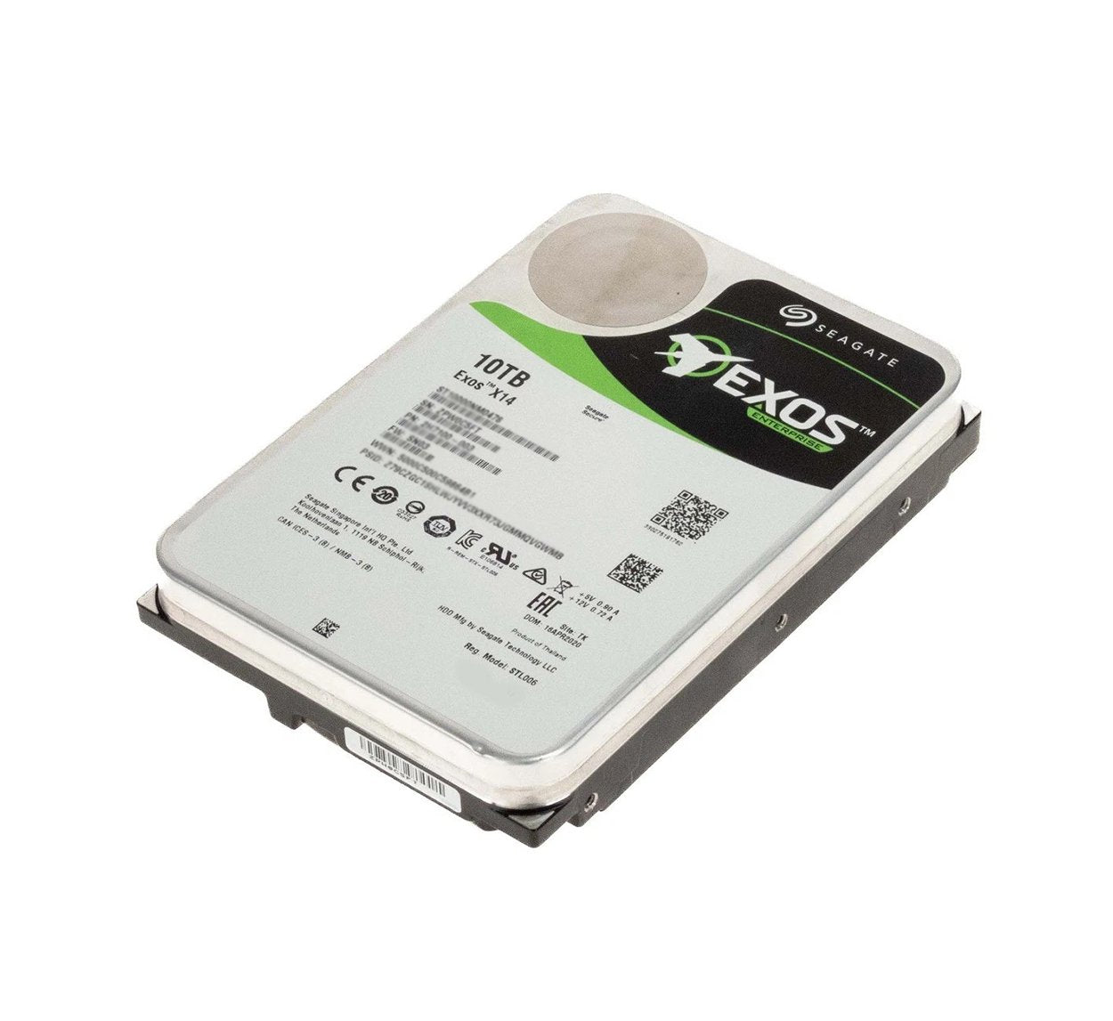 Seagate Exos X14 10TB SAS 12Gb/s 7200RPM 256MB Cache FastFormat (512e / 4Kn / SED-FIPS) Enterprise 3.5-inch Internal Hard Drive - ST10000NM0608