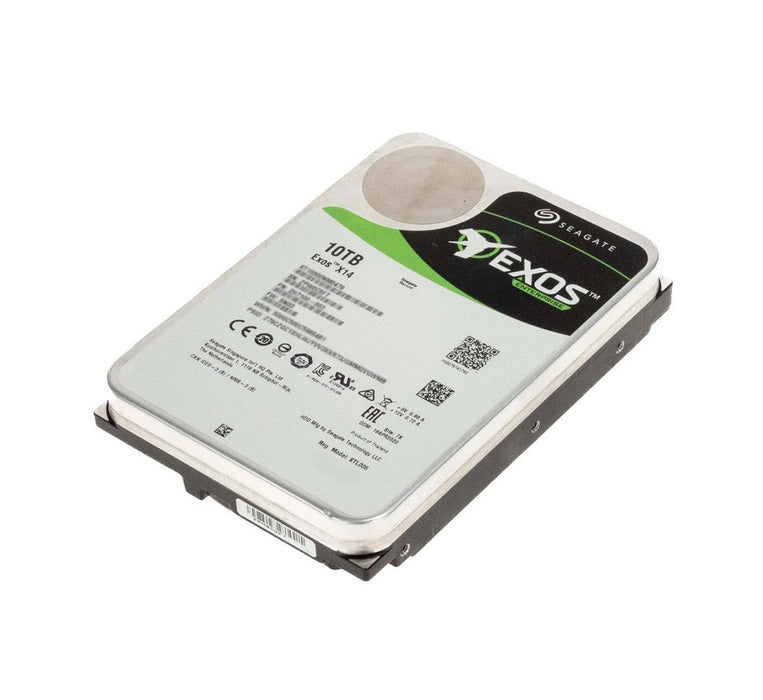 Seagate Exos X14 10TB SATA 6Gb/s 7200RPM 256MB Cache FastFormat (512e / 4Kn / SED) Enterprise 3.5-inch Internal Hard Drive - ST10000NM0568
