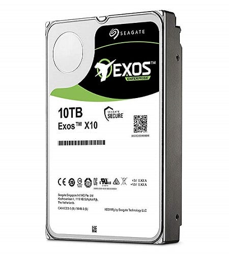 Seagate ST10000NM0256 Exos X10 10tb 7.2k sas-12gbps 3.5inch hard drive | USED
